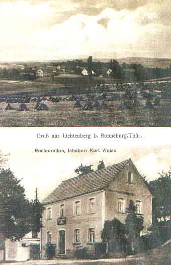 Postkartenansicht Lichtenberg 	 	 