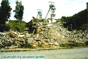 Abriss der Betriebsanlagen an Schächten 374/374 b